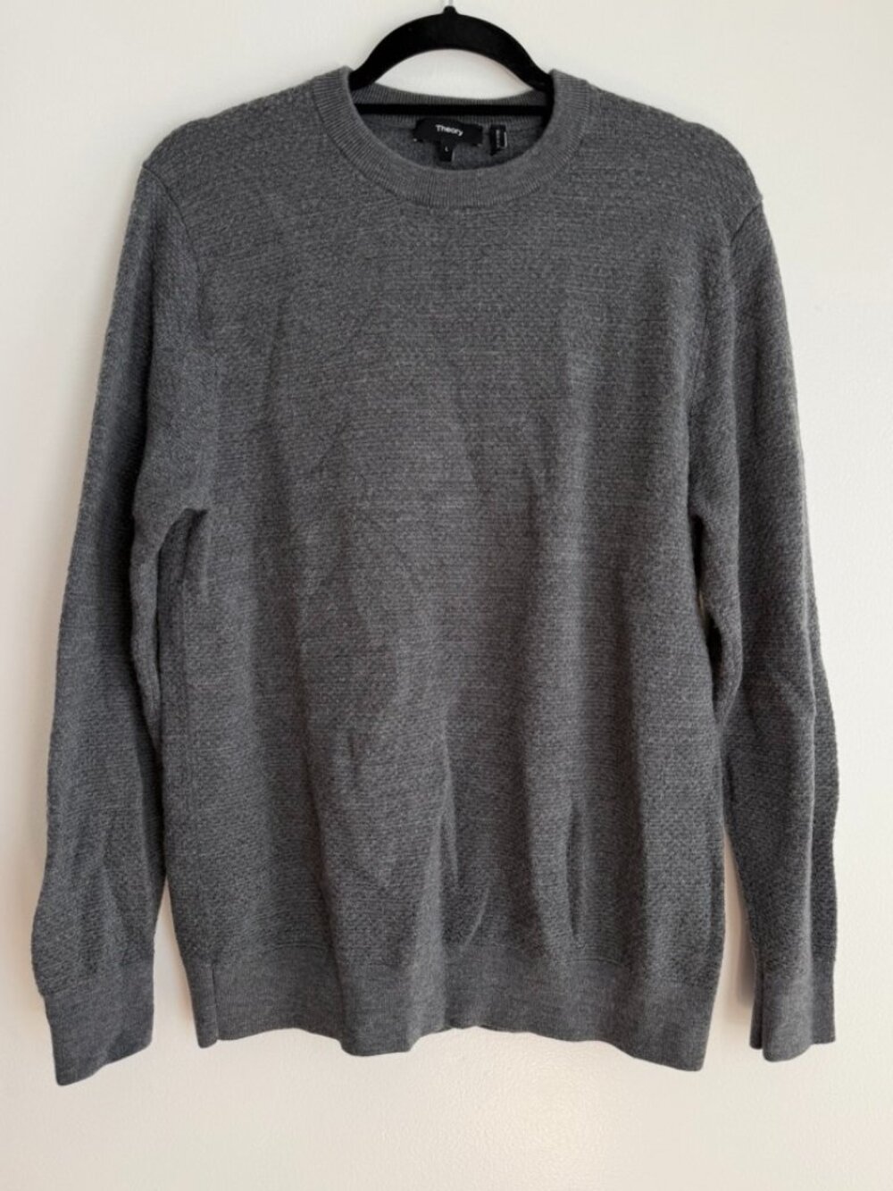 100% Cashmere Boland Crewneck Sweater | Theory | Men's L